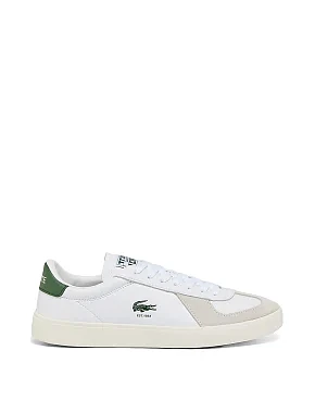 Чоловічі кеди Lacoste шкіряні білі - фото 1 - Miraton