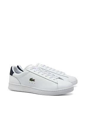 Чоловічі кеди Lacoste POWERCOURT 224 шкіряні білі - фото 2 - Miraton
