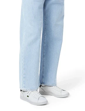 Чоловічі кеди Lacoste POWERCOURT 224 шкіряні білі - фото 7 - Miraton