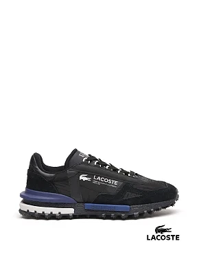Чоловічі кросівки Lacoste Elite Active Sneakers чорні велюрові - фото 1 - Miraton