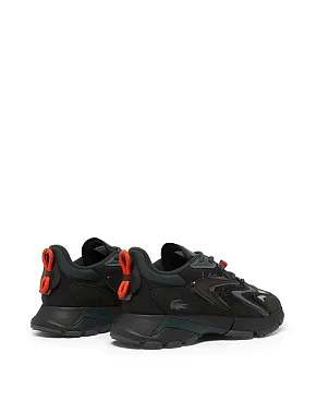 Чоловічі кросівки Lacoste L003 Neo Trainers чорні велюрові - фото 3 - Miraton