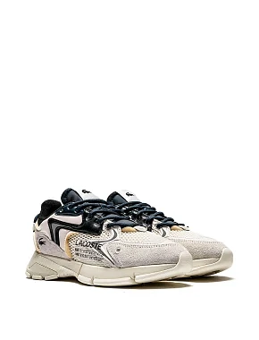 Чоловічі кросівки Lacoste L003 Neo Trainers велюрові бежеві - фото 2 - Miraton