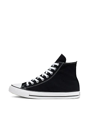 Жіночі кеди Converse Chuck Taylor All Star Hi тканинні чорні - фото 3 - Miraton