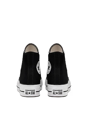 Жіночі кеди Converse Chuck Taylor All Star Platform High Top тканинні чорні - фото 2 - Miraton