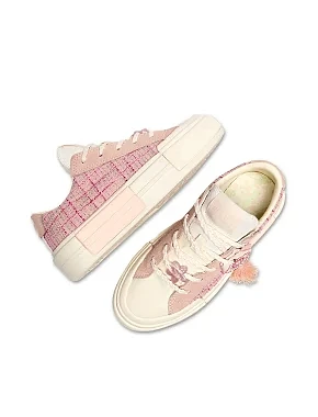 Жіночі кеди Converse Cruise тканинні рожеві - фото 4 - Miraton