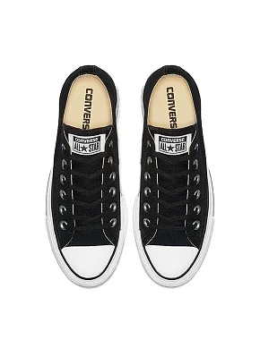 Жіночі кеди Converse Chuck Taylor All Star Lift Platform тканинні чорні - фото 4 - Miraton