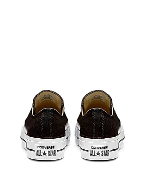 Жіночі кеди Converse Chuck Taylor All Star Lift Platform тканинні чорні - фото 5 - Miraton