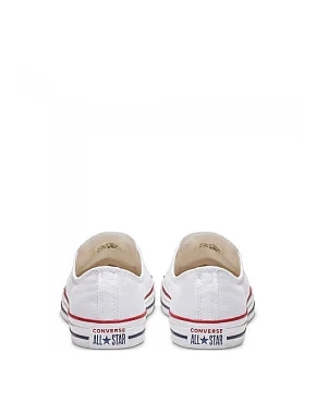 Жіночі кеди Converse Chuck Taylor All Star тканинні білі - фото 5 - Miraton
