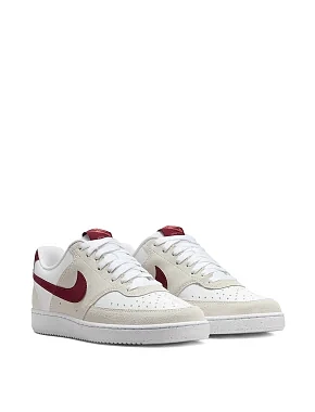 Женские кроссовки Nike Court Vision Low замшевые белые - фото 2 - Miraton