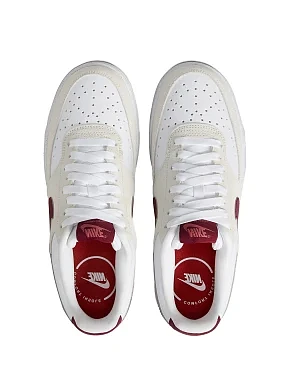 Женские кроссовки Nike Court Vision Low замшевые белые - фото 4 - Miraton