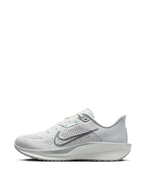 Женские кроссовки раннеры Nike QUEST 6 тканевые серые - фото 2 - Miraton