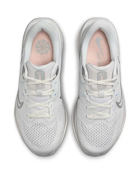 Женские кроссовки раннеры Nike QUEST 6 тканевые серые - фото 4 - Miraton