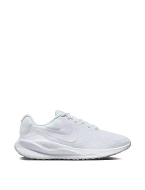 Женские кроссовки Nike Revolution 7 тканевые белые - фото 1 - Miraton