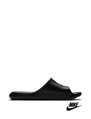 Жіночі шльопанці Nike Victori One гумові чорні - фото 1 - Miraton