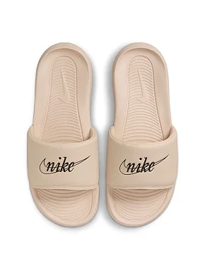 Жіночі шльопанці Nike Victori One гумові бежеві - фото 4 - Miraton