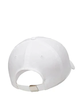 Кепка Nike Dri-Fit Club Metall- Swoosh Logo Cap тканинна біла - фото 2 - Miraton