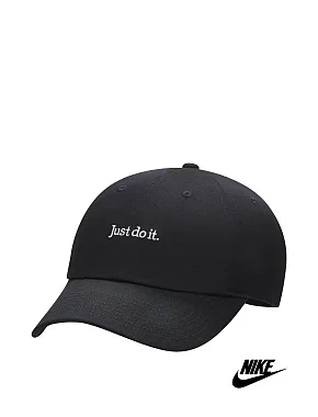 Кепка Nike Unstructured Jdi Cap тканинна чорна - фото 1 - Miraton