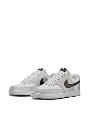 Чоловічі кеди Nike Court Vision Low шкіряні сірі - фото 4 - Miraton