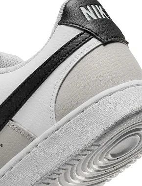 Чоловічі кеди Nike Court Vision Low шкіряні сірі - фото 8 - Miraton