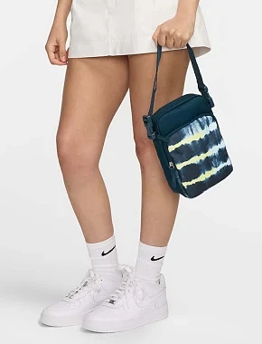 Чоловіча сумка месенджер Nike тканинна синя - фото 2 - Miraton
