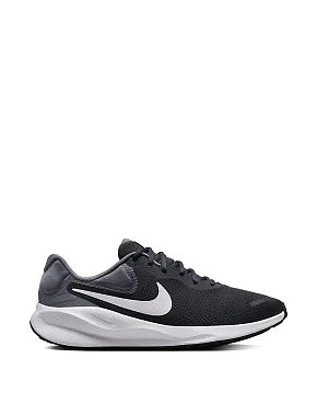 Чоловічі кросівки Nike Revolution 7 тканинні сірі - фото 1 - Miraton