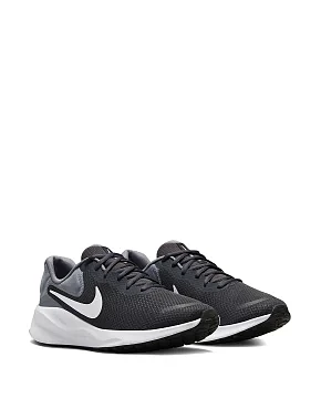 Чоловічі кросівки Nike Revolution 7 тканинні сірі - фото 2 - Miraton