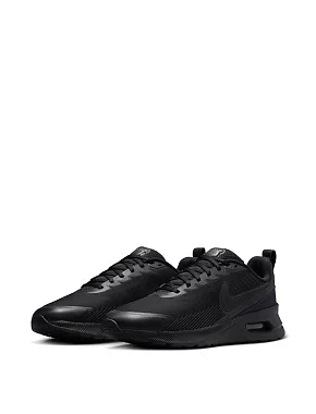 Чоловічі кросівки Nike AIR MAX NUAXIS тканинні чорні - фото 3 - Miraton