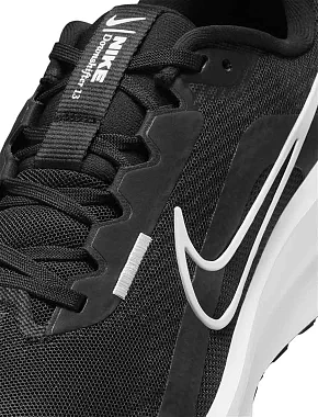 Чоловічі кросівки Nike DOWNSHIFTER 13 тканинні чорні - фото 5 - Miraton