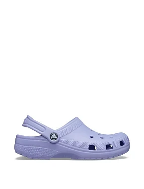 Женские кроксы Crocs резиновые фиолетовые - фото  - Miraton