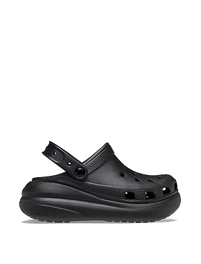 Жіночі крокси Crocs гумові чорні - фото 1 - Miraton