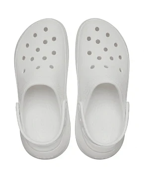 Жіночі крокси Crocs гумові білі - фото 5 - Miraton