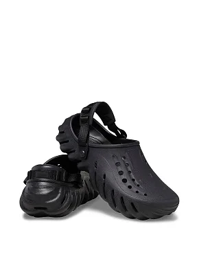 Чоловічі крокси Crocs гумові чорні - фото 4 - Miraton