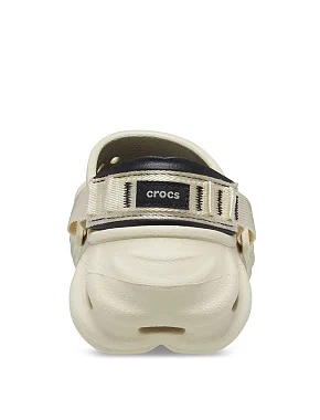 Женские кроксы Crocs резиновые бежевые - фото 5 - Miraton