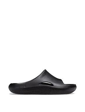 Чоловічі шльопанці Crocs гумові чорні - фото 1 - Miraton