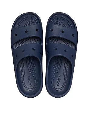 Чоловічі шльопанці Crocs гумові сині - фото 3 - Miraton