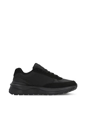 Чоловічі кросівки Kappa Selecto 4. 0 з екошкіри чорні - фото 5 - Miraton