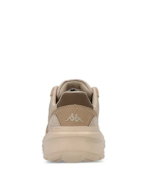 Женские кроссовки Kappa Selecto 4.0 из экокожи бежевые - фото 4 - Miraton