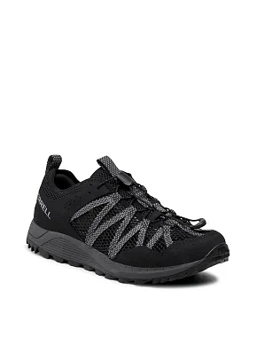 Чоловічі кросівки Merrell Wildwood Aerosport тканинні чорні - фото 2 - Miraton