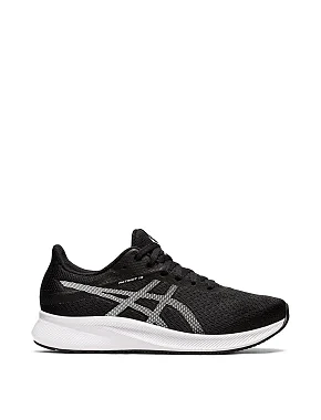 Жіночі кросівки раннери Asics Patriot 13 тканинні чорні - фото 1 - Miraton