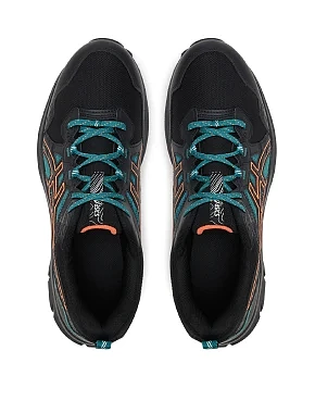 Чоловічі кросівки раннери Asics Trail Scout 3 шкіряні чорні - фото 4 - Miraton