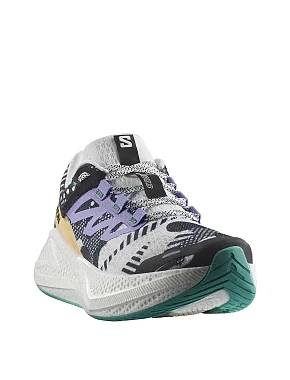 Женские кроссовки раннеры Salomon Aero Glide 3 тканевые разноцветные - фото 3 - Miraton