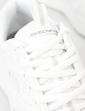 Женские кроссовки Skechers Bobs Bamina тканевые белые - фото 4 - Miraton
