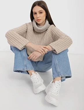 Женские кроссовки Skechers Bobs Bamina тканевые белые - фото 5 - Miraton