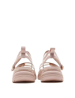Женские сандалии Skechers Stamina V2 тканевые розовые - фото 4 - Miraton