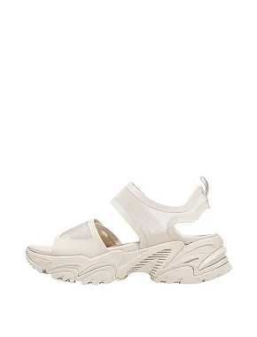 Женские сандалии Skechers Stamina V2 тканевые молочного цвета - фото 2 - Miraton