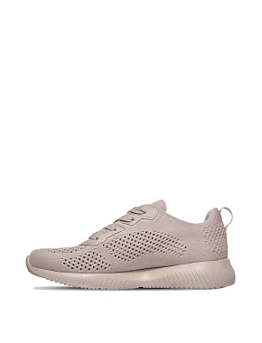 Жіночі кросівки Skechers Bobs Squad тканинні рожеві - фото 2 - Miraton