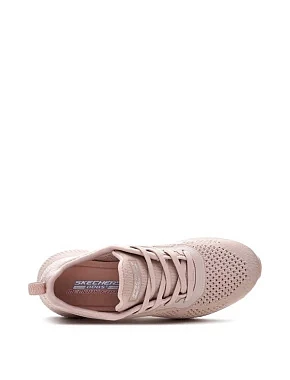 Жіночі кросівки Skechers Bobs Squad тканинні рожеві - фото 3 - Miraton
