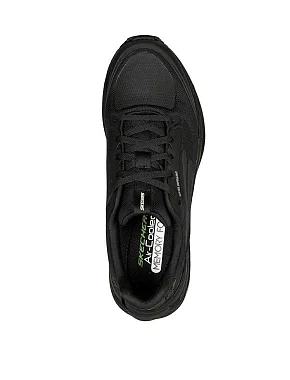Мужские кроссовки Skechers Global Jogger тканевые черные - фото 4 - Miraton