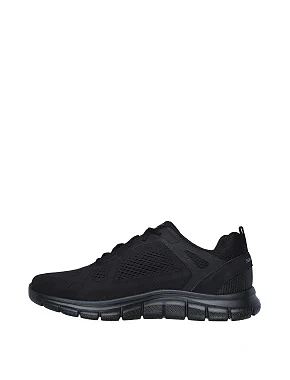 Чоловічі кросівки Skechers Track тканинні чорні - фото 2 - Miraton
