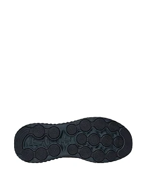 Чоловічі кросівки раннери Skechers GO Run Now тканинні чорні - фото 5 - Miraton